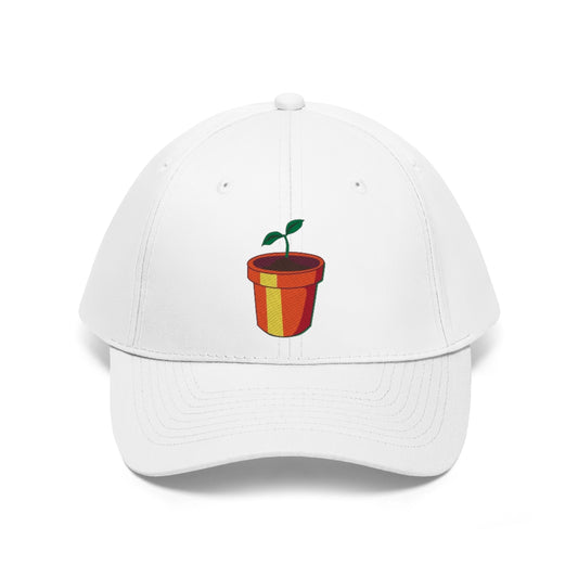 Embroidered Hat For The Garden