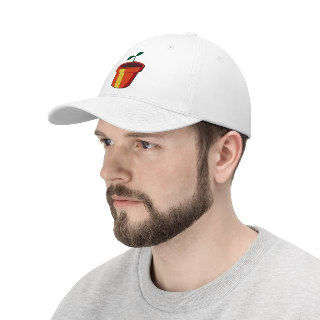 Embroidered Hat For The Garden